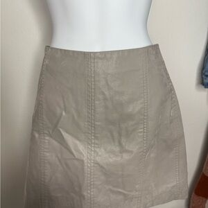 Free People Leather Skirt